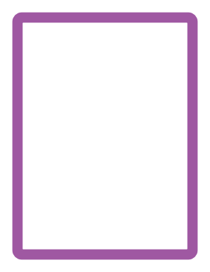 Purple Rounded Thick Line Border