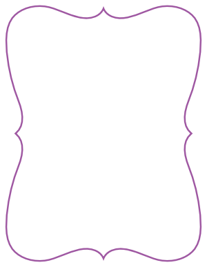 Purple Simple Bracket Frame Border