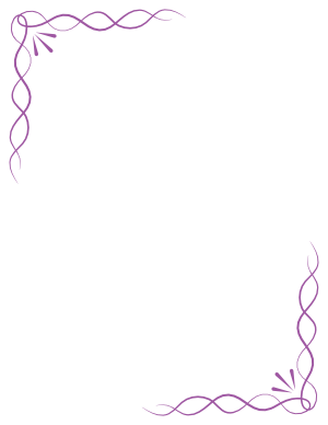 Purple Simple Knot Border