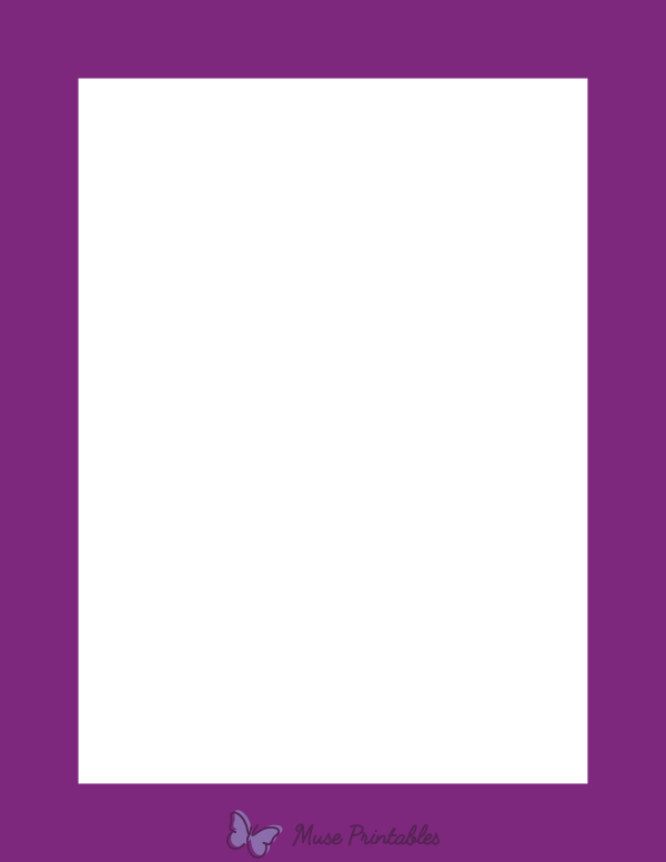 Purple Solid Border