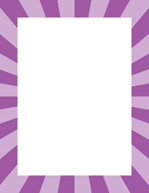 Purple Starburst Border
