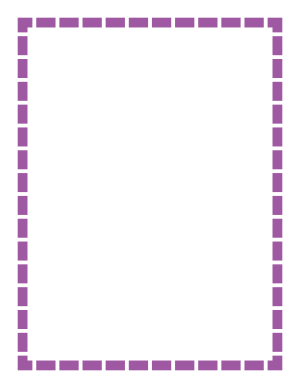 Purple Thick Dashed Line Border