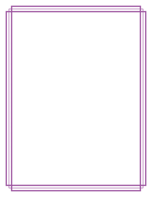 Purple Triple Frame Border
