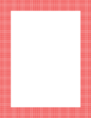 Red and White Pin Check Border
