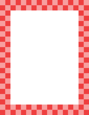 Red Checkered Border