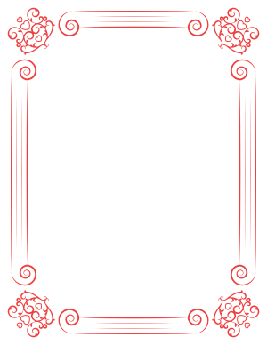 Red Classical Border