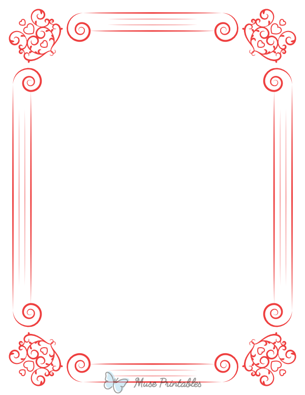 Red Classical Border