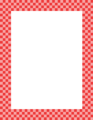 Red Mini Checkered Border