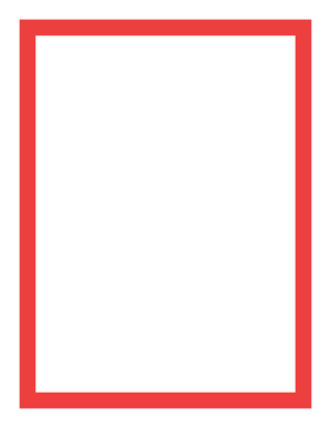 Red Thick Line Border