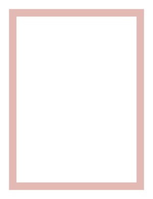 Rose Gold Thick Line Border