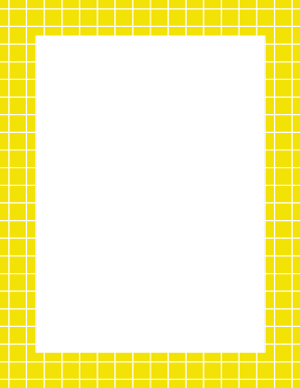White and Yellow Graph Check Border