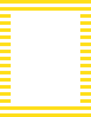 White And Yellow Horizontal Striped Border