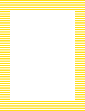 White And Yellow Mini Horizontal Striped Border