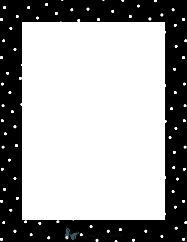 Printable Polka Dot Border Printable Word Searches