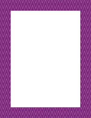 White on Purple Pinstripe Chevron Border