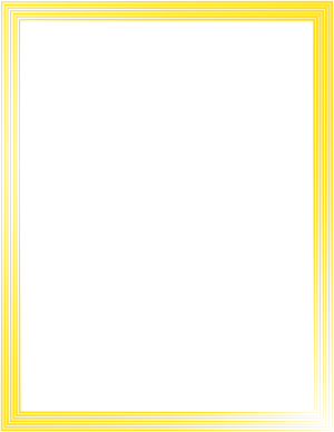 Yellow Concentric Gradient Line Border