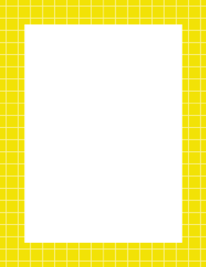 Yellow Graph Check Border