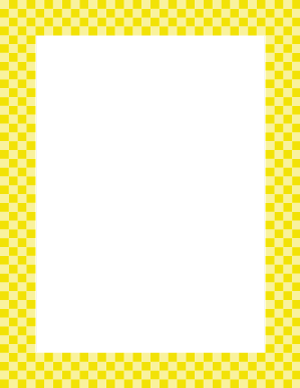 Yellow Mini Checkered Border