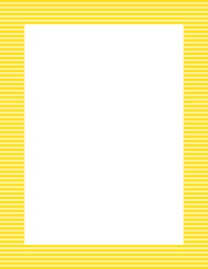Yellow Mini Horizontal Striped Border
