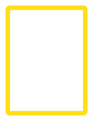 Yellow Rounded Thick Line Border