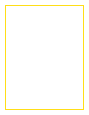 Yellow Thin Line Border