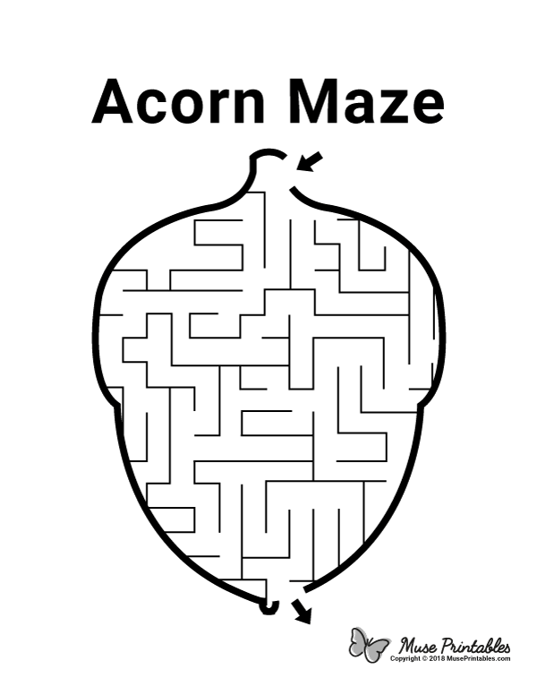 Acorn Maze - easy