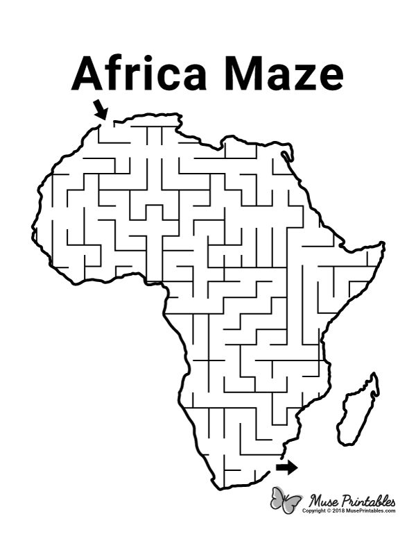 Africa Maze - easy