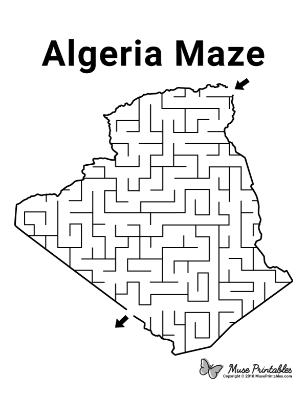 Algeria Maze - easy