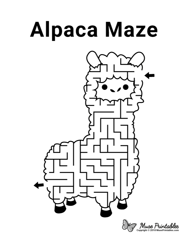 Alpaca Maze - easy