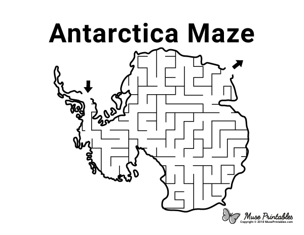Antarctica Maze - easy