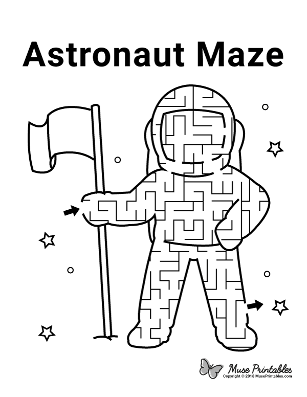 Astronaut Maze - easy