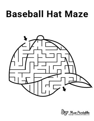 Baseball Hat Maze