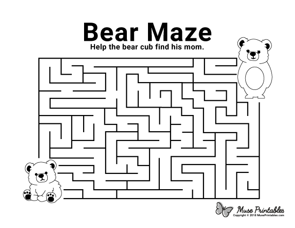 Bear Maze - easy