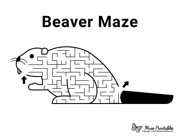 Beaver Maze - easy