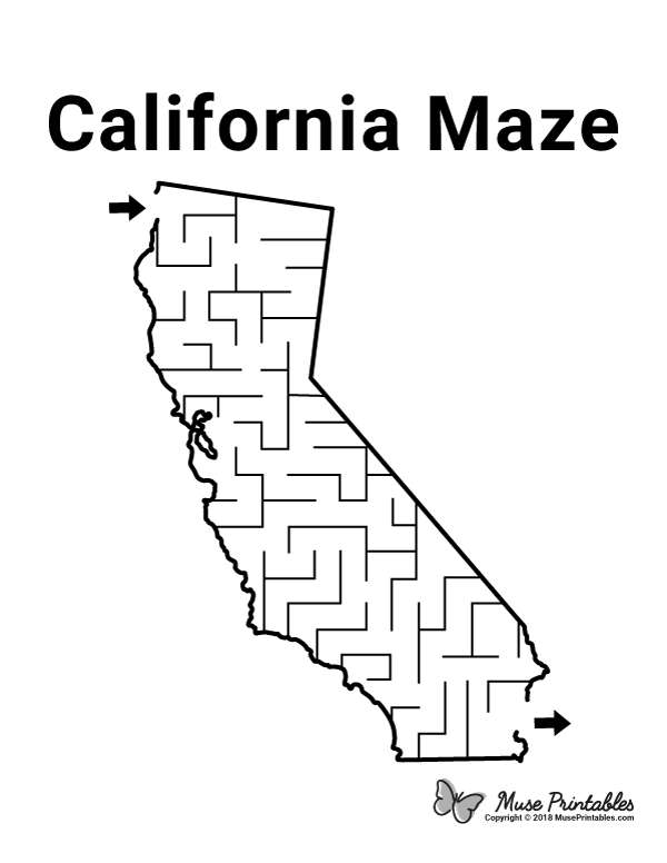 California Maze - easy