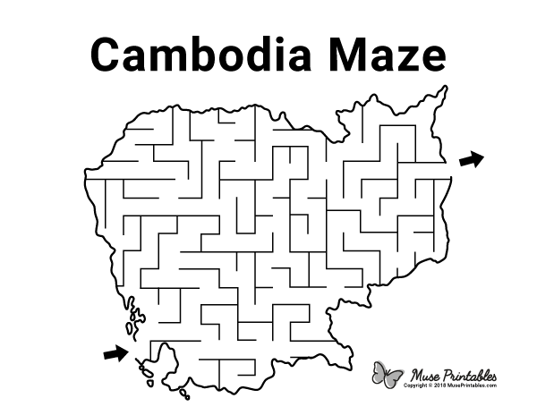 Cambodia Maze - easy