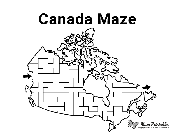 Canada Maze - easy