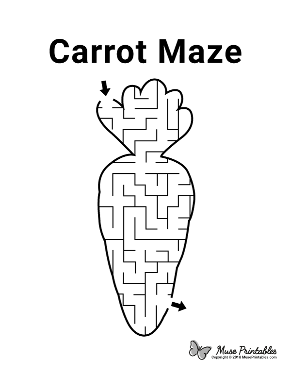Carrot Maze - easy