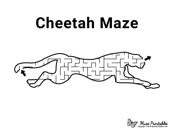 Cheetah Maze - easy