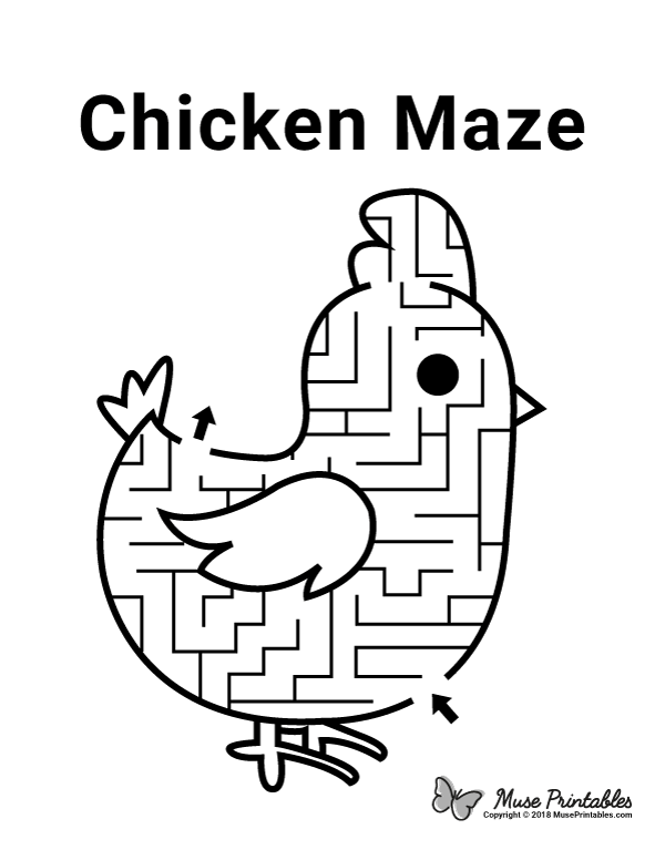 Chicken Maze - easy