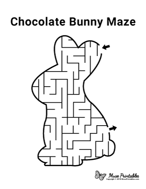 Chocolate Bunny Maze