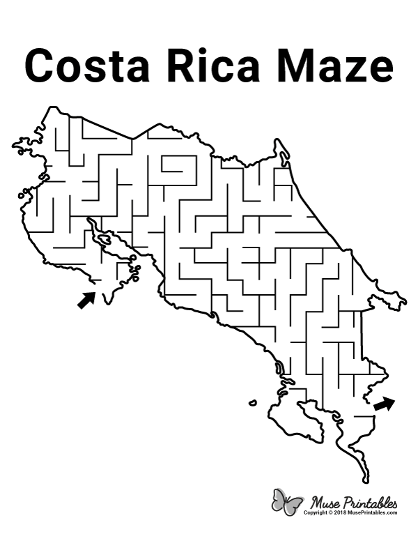 Costa Rica Maze - easy