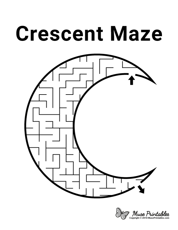 Crescent Maze - easy
