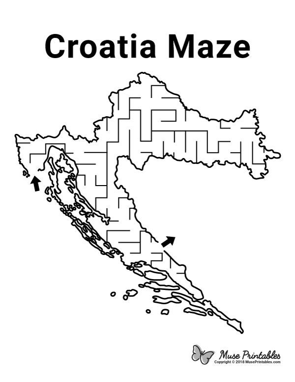 Croatia Maze - easy