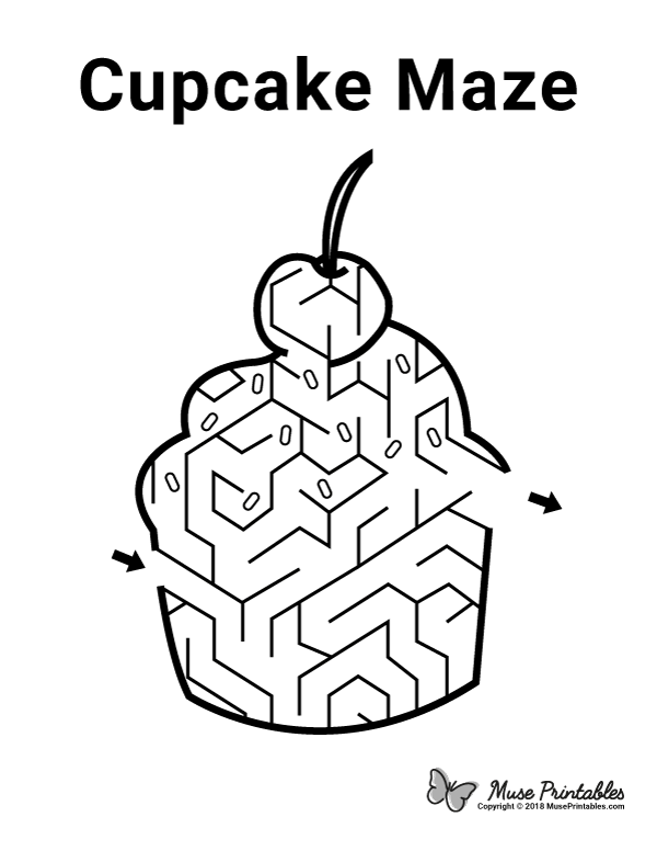 Cupcake Maze - easy