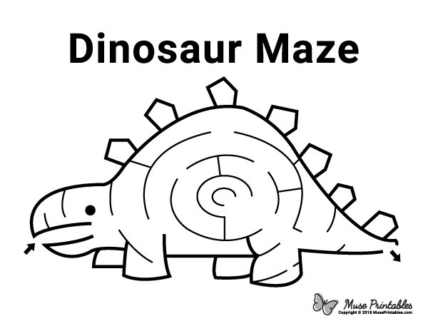 Dinosaur Maze - easy