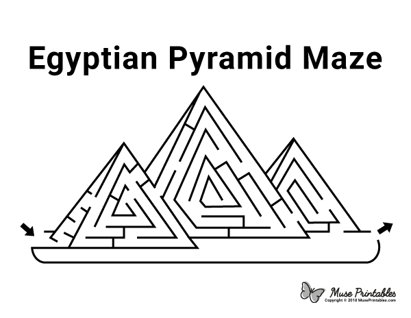 Egyptian Pyramid Maze - easy