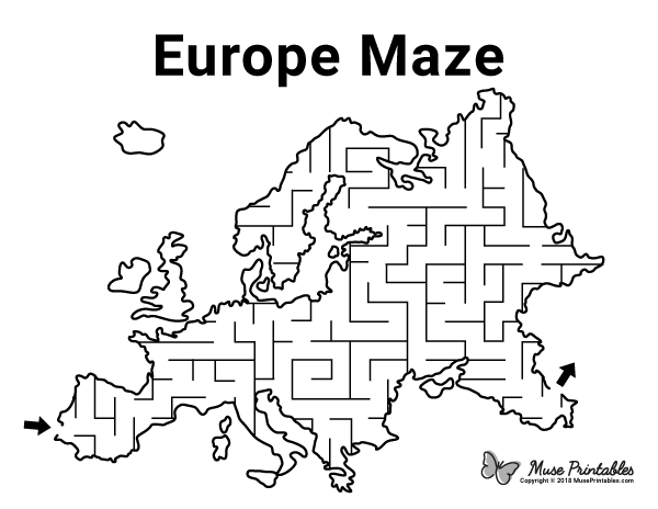 Europe Maze - easy