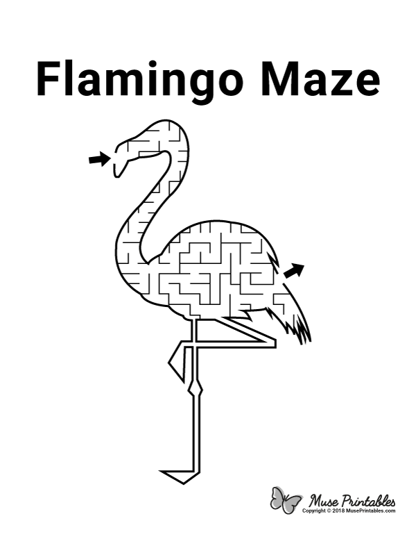 Flamingo Maze - easy