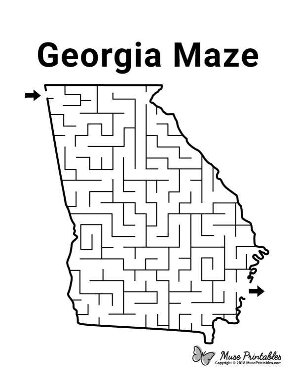Georgia Maze - easy